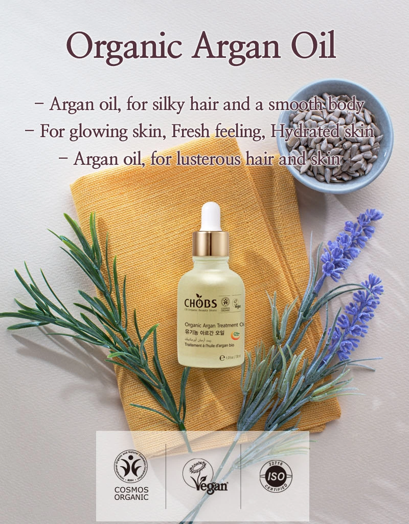 Ulei Organic de Argan CHOBS 30 ml