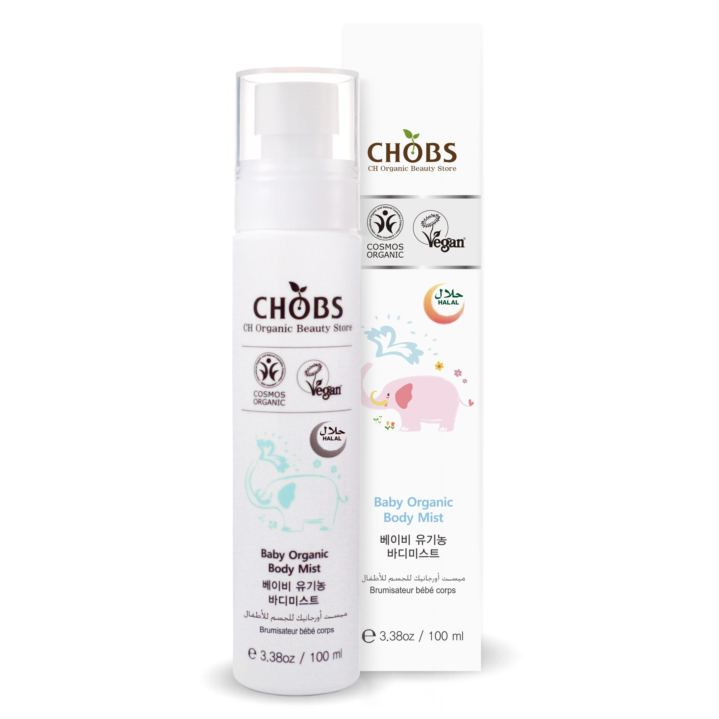 Spray Hidratant CHOBS Baby Body Mist 100 ml