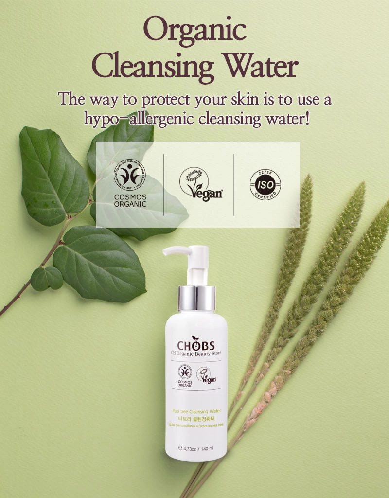 CHOBS Tea Tree Cleansing Water 140 ml