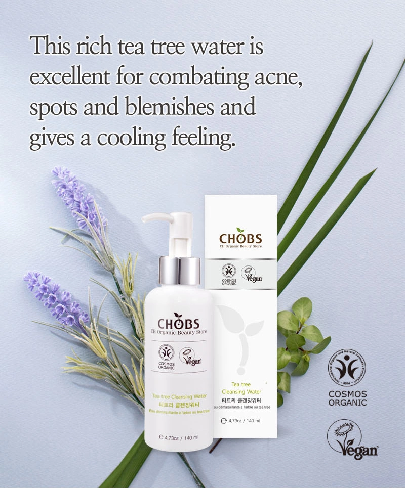 CHOBS Tea Tree Cleansing Water 140 ml
